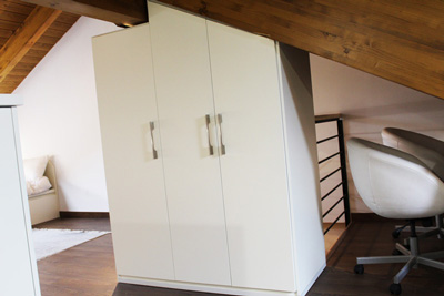 carpintería: armario lacado con caidas en Donostia